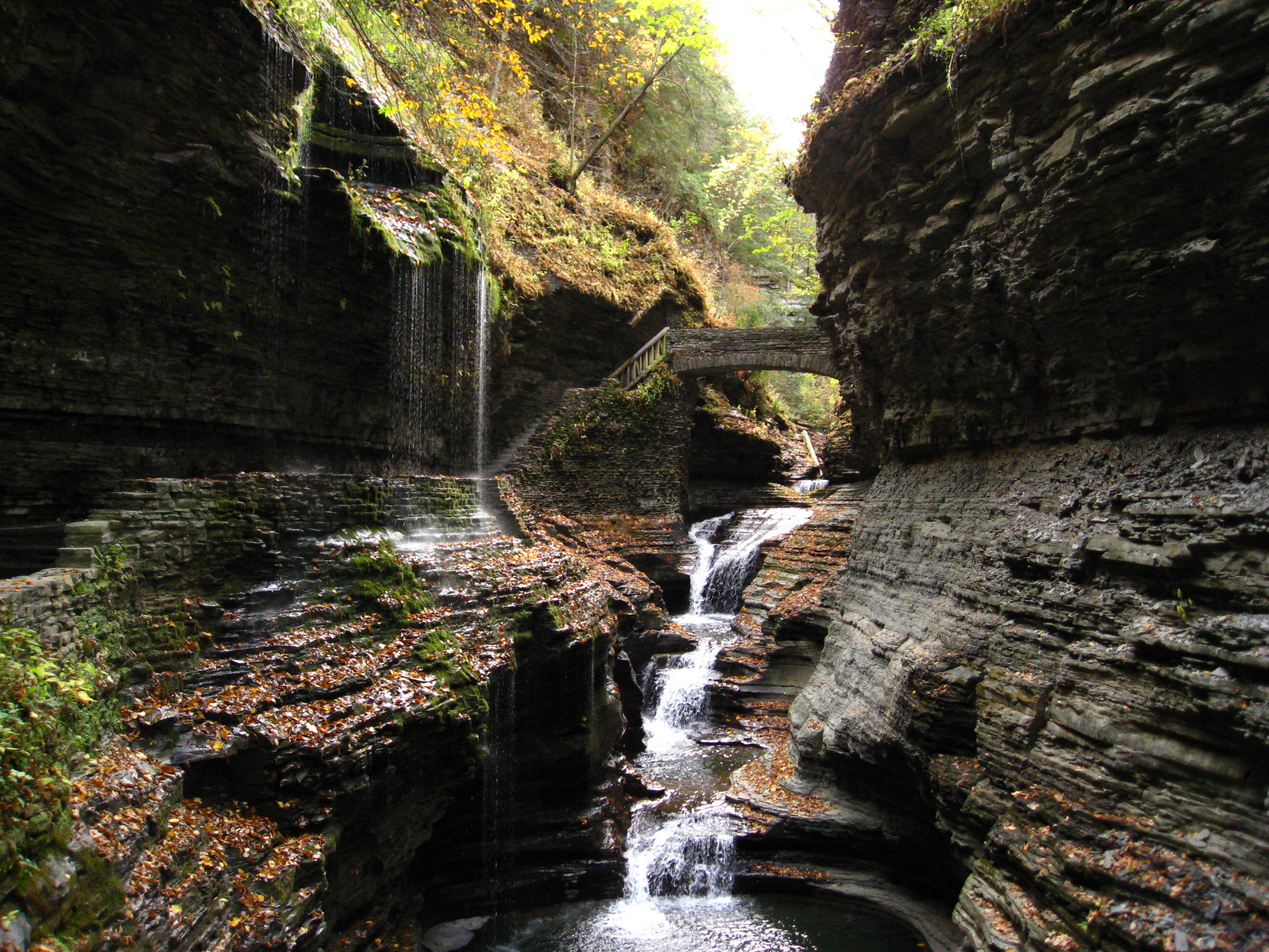Rainbow Bridge spanning the gorge
